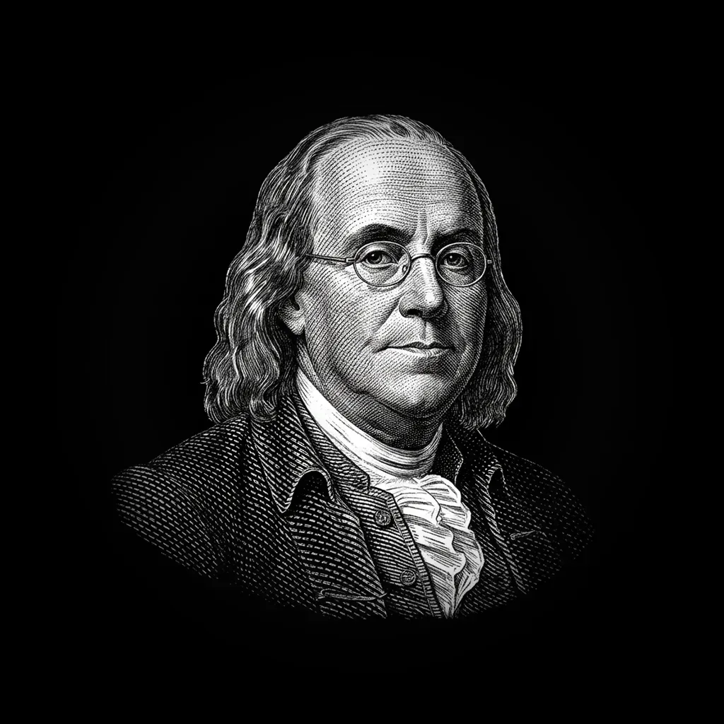 Illustration of Benjamin Franklin