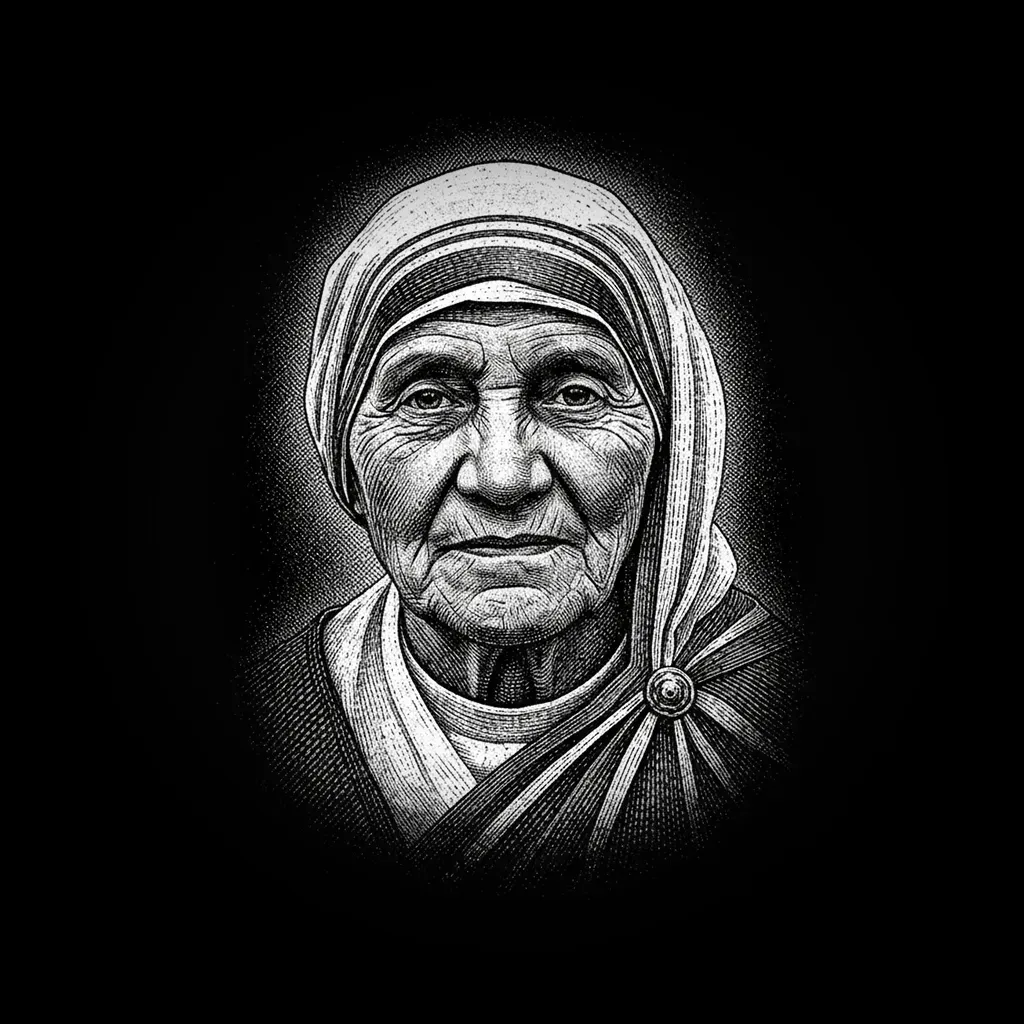 Illustration of Mother Teresa
